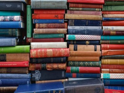 stacks of books